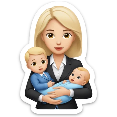 Our new office manager and mommy sticker