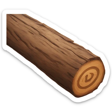 A log on the floor emoji  sticker