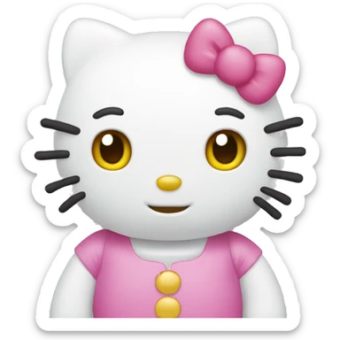 hello kitty  sticker
