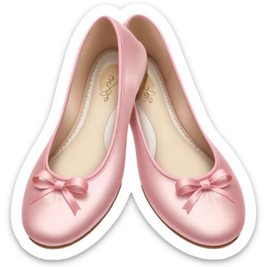 ballerina shoes pink sticker