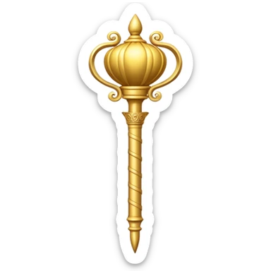buddhist scepter sticker