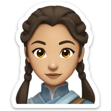 Avatar the last airbender Katara sticker