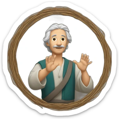 Jefe maestro John 117 haciendo el símbolo de paz con las manos sticker