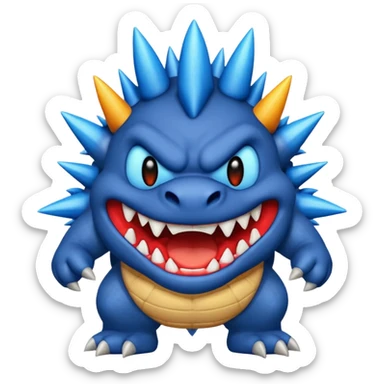 Bowser-Stitch-fusion sticker