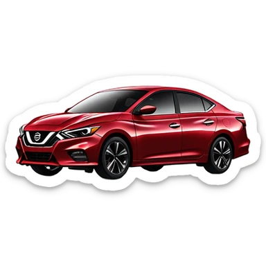 Red Nissan Sentra 2024 sticker