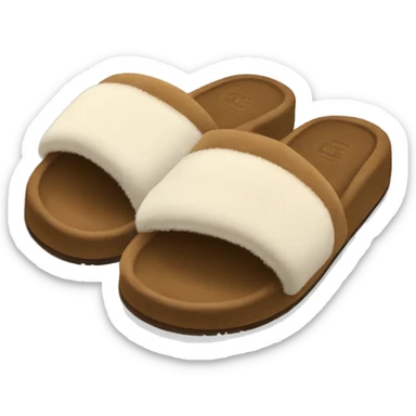 Ugg slides sticker