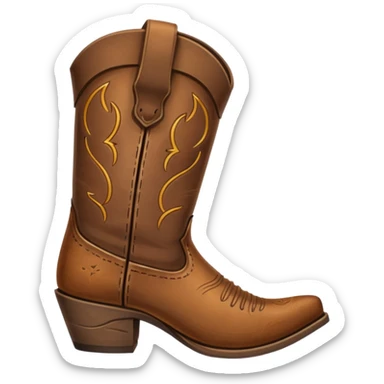 Cowboy boot  sticker