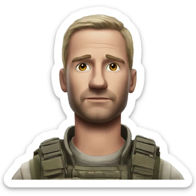 Simon riley from call of duty sticker