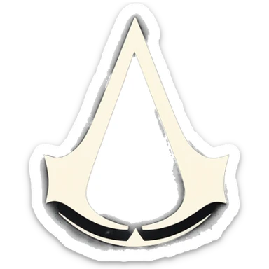 Assassin's creed logo sticker