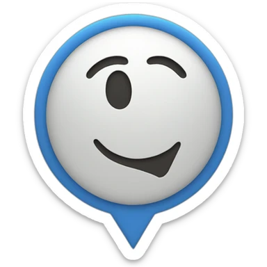 Blue circle checkmark sticker