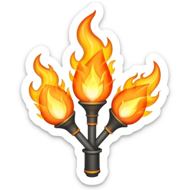 TRIPLE TORCH sticker
