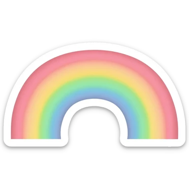 Pastel Rainbow Cute sticker