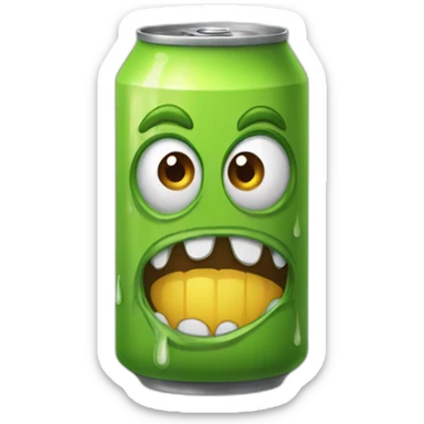 de la monster canette sticker