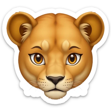 Lioness sticker