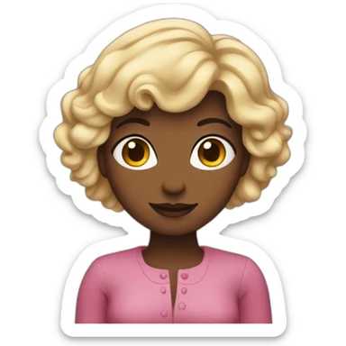 femme magnifique sticker