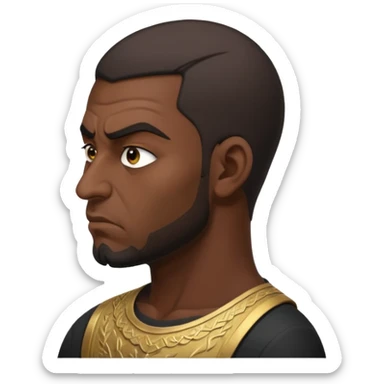 angry Iraqi, in profile sticker