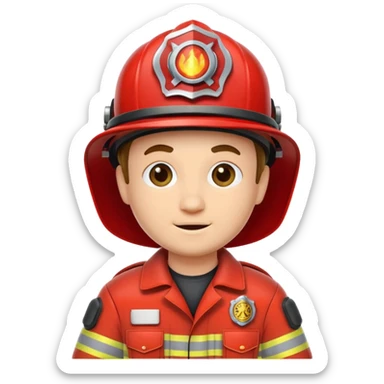 Firefighter sticker