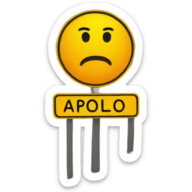 A "Apollo Bay" sign on a road sticker