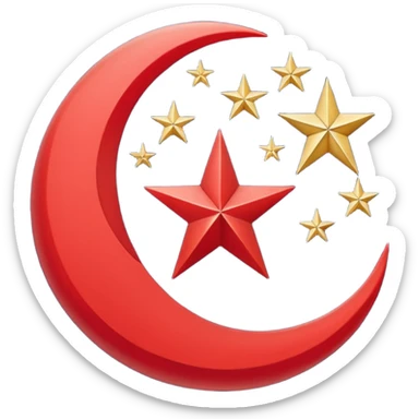 Doğu Türkistan Bayrağı sticker