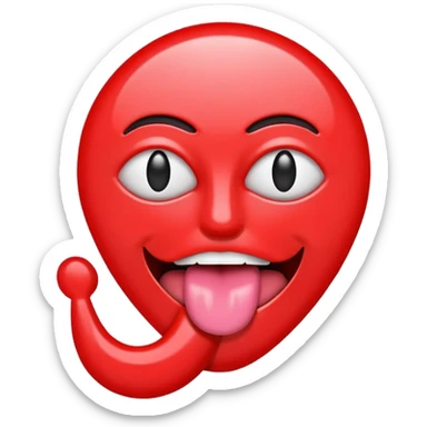 Neon sign saying GET THAT TOUNGE READY YA BASTARD sticker