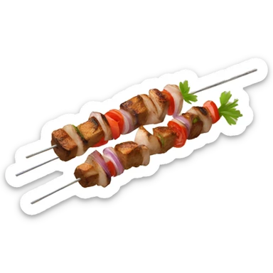 shish kebab sticker