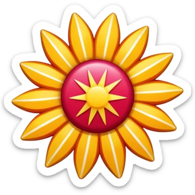 starburst sticker