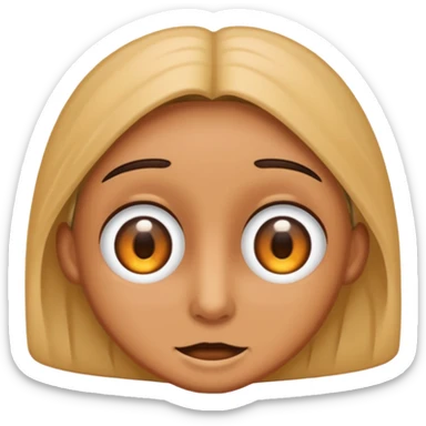 The same exact emoji as 😬 but with the 😁 eyes please sticker