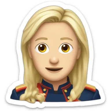 Marine lepen sticker