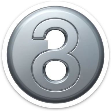 A 3D number 3 in a movie theater setting, shiny metallic surface; bright spotlights from above; cinematic glow with subtle haze; glossy, premium Hollywood countdown look; centered composition. sticker