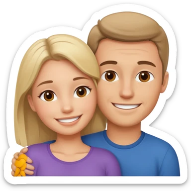 Girl and guy having sex sticker