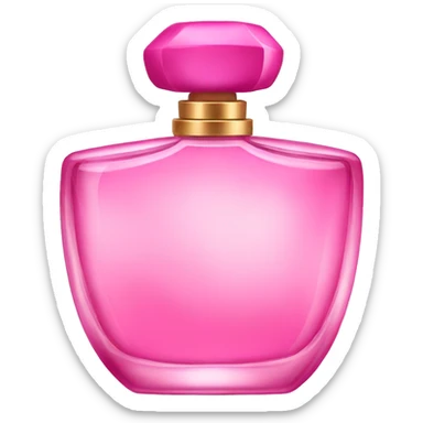 pink perfume sticker