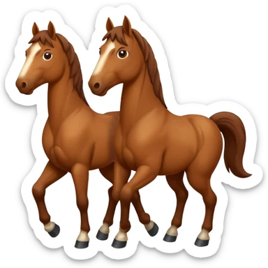 caballos sticker