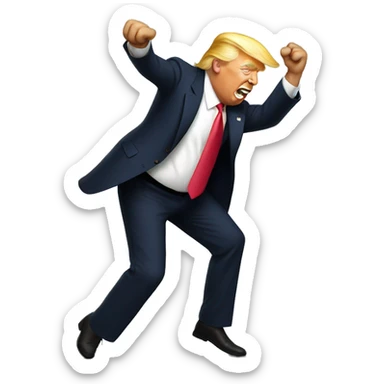 donald trump dancing sticker