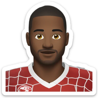 Slide from defender football sticker