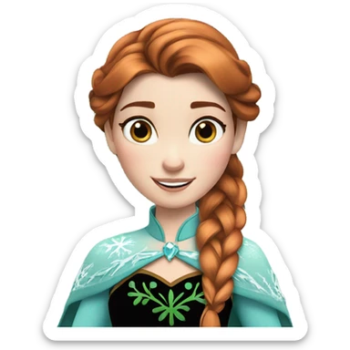 princess anna frozen  sticker