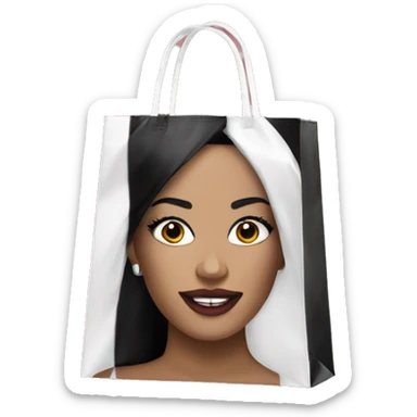 A Sephora bag sticker