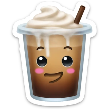 iced coffee sticker