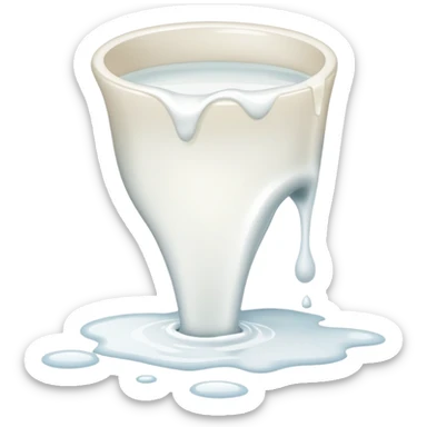 At cleaning up spilled milk sticker