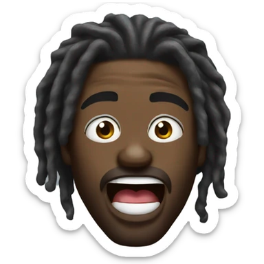 Wale singing  sticker