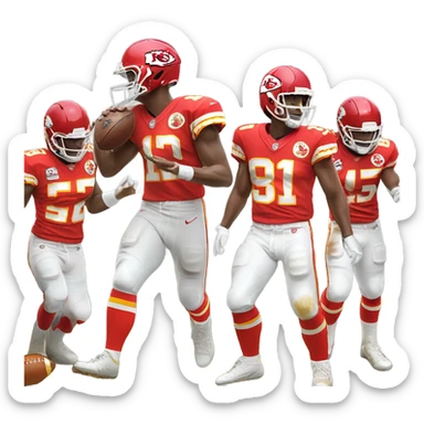 Kc chiefs  sticker