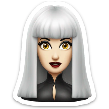 elvira mistress of the dark, bust sticker