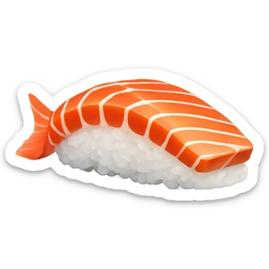 Salmon nigiri sticker