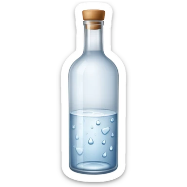 A bottle of vodka sticker