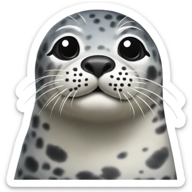 Harbor seal sticker