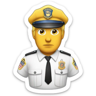 trump-getting-arrested sticker