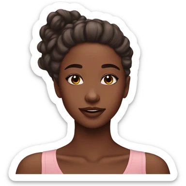 Skin care girl aesthetic  sticker