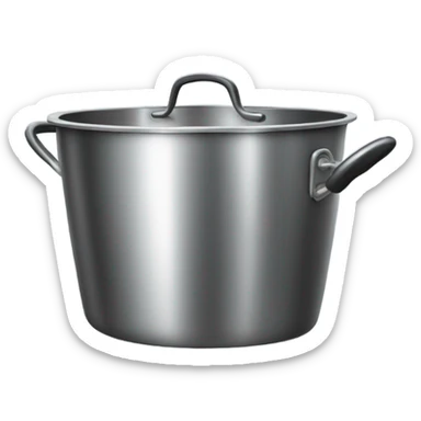 Upside down cooking pot sticker