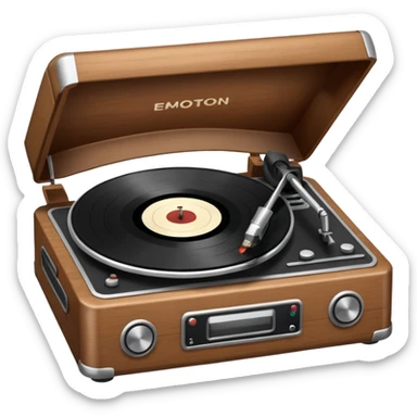 record player  sticker