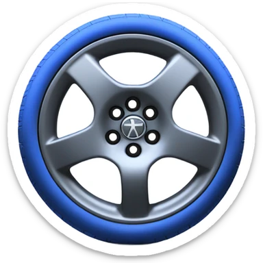 Toyota Corolla 2016 color Blue Spare sticker