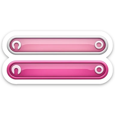 mix light pink dark pink and white girly internet seach bar logo sticker